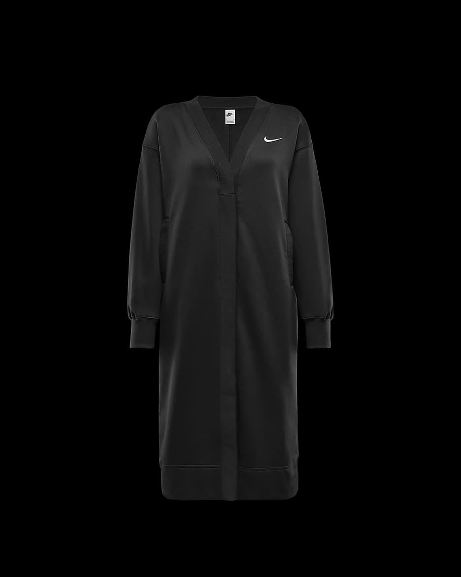 Cardigan oversized largo para mujer Nike Sportswear Phoenix Fleece. Nike